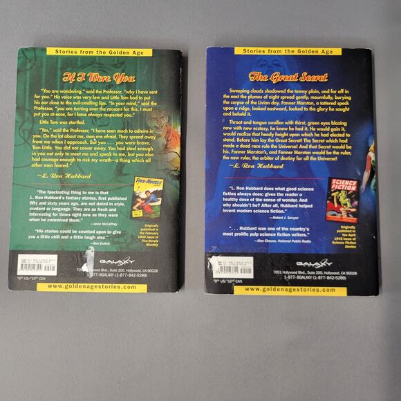If I Were You L. Ron Hubbard The Great Secret Sci-Fi Fantasy Softcover Book Lot - Picture 15 of 16